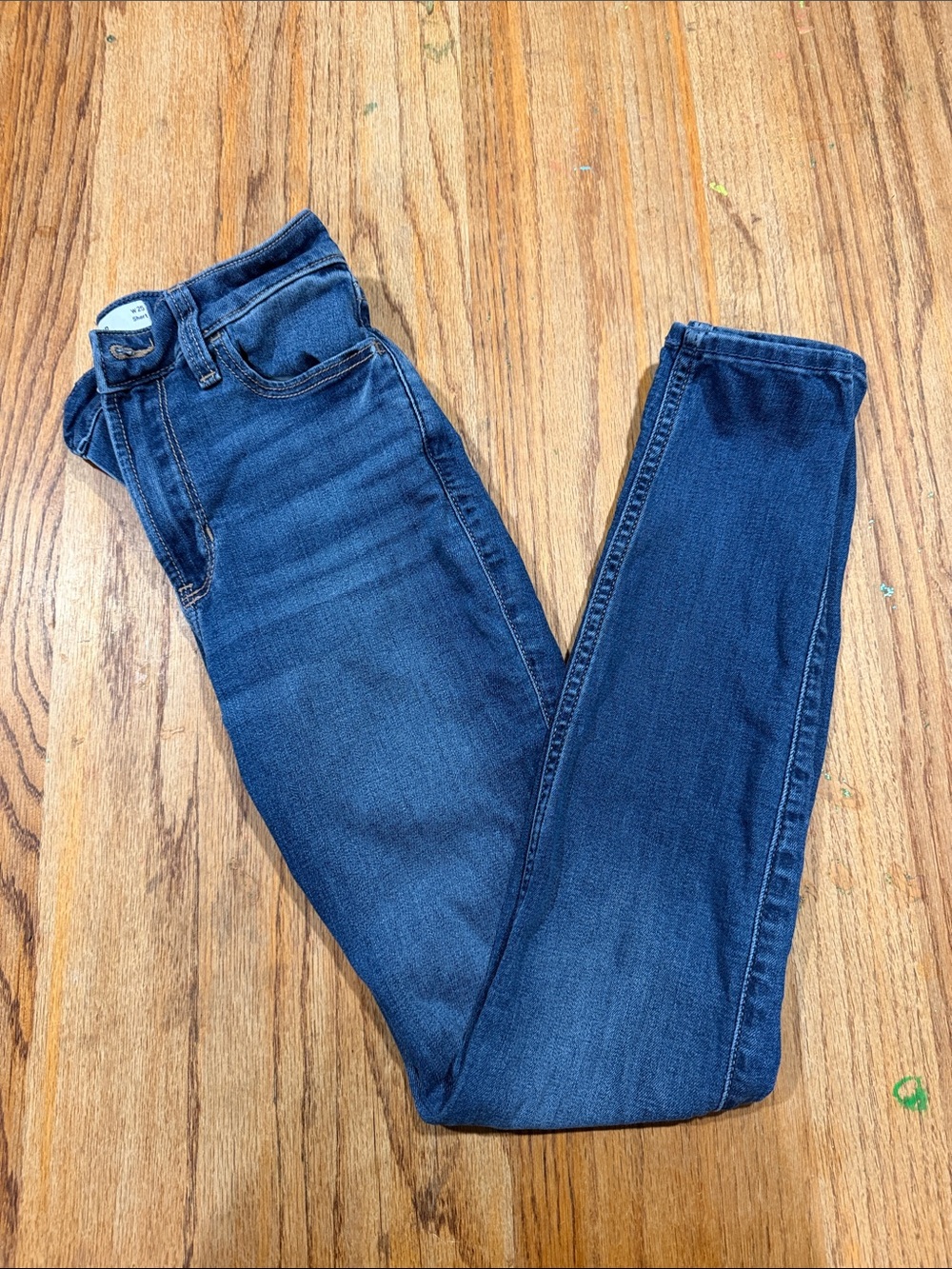Hollister Women's Deep Indigo Skinny Jeans
